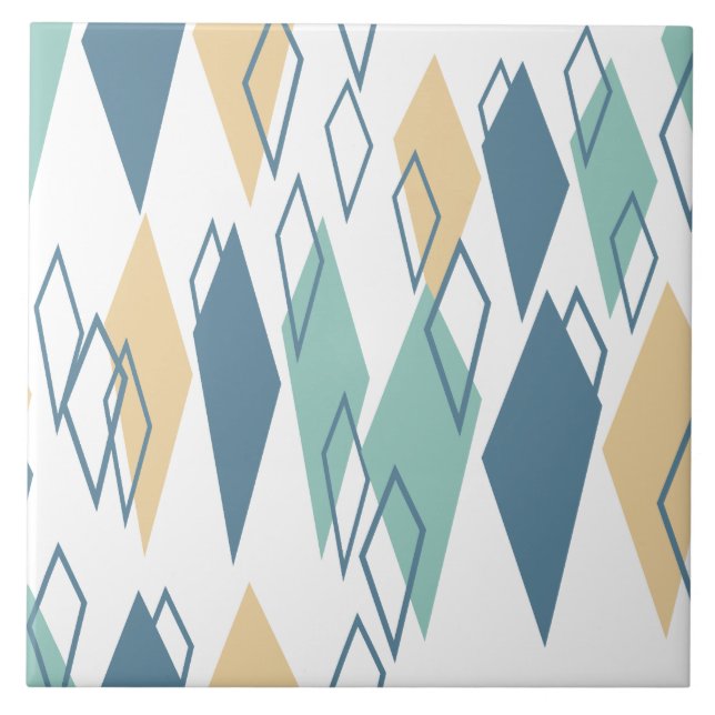 Mid Century  Kakelplatta (Framsidan)