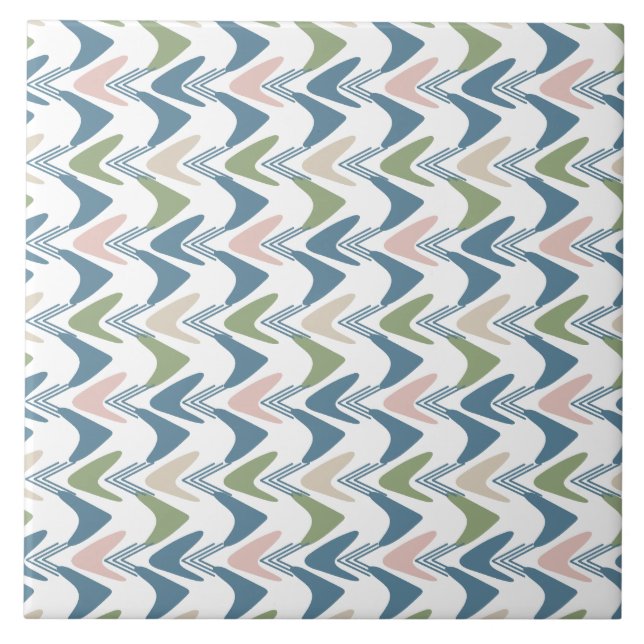 Mid Century  Kakelplatta (Framsidan)