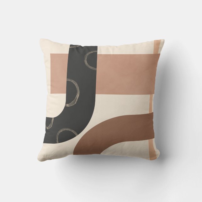 Mid Century Linjer, Geometric Linjer Kudde (Baksida)