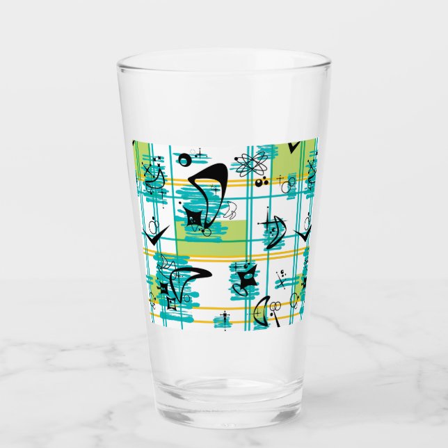 Mid Century Madras Glaskopp (Framsida)