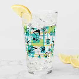 Mid Century Madras Glaskopp