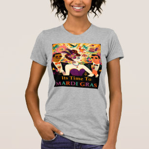 Mid Century Mardi Gras Cocktail Party T Shirt