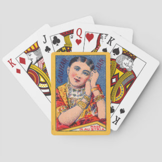 Mid Century Matchbox Rekltising Art Casinokort