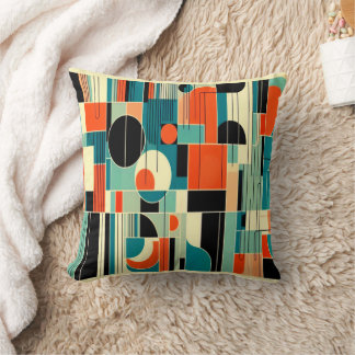 Mid Century Modern Abstrakt Dekorationskudde Kudde