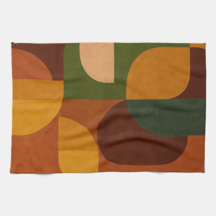 Mid-Century Modern Abstrakt Komposition Kökshandduk