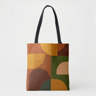 Mid-Century Modern Abstrakt Komposition Tygkasse