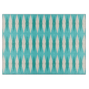 Mid Century Modern Argyle Glass Caking Board