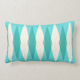 Mid Century Modern Argyle Lumbar Pillow Lumbarkudde
