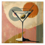 Mid Century Modern Art Martini Kakelplatta<br><div class="desc">Välkommen till Mid Century Fantasy World! Utformningar i den här butiken föds efter att ha växt upp i ett hem för Mid Century som är komplett med Martini-älskande föräldrar. Bryt ut cocktails. Att slå ihop fakta med fantasi i Mid Century Modern,  Jazz,  Retro Futuristiska,  Atomic and Space Age Design.</div>
