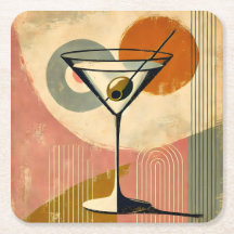Mid Century Modern Art Martini