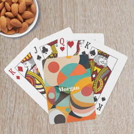 Mid Century Modern Art, Namn, Geometric Casinokort