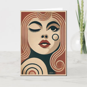 Mid Century Modern Art the Beauty Spot Kort