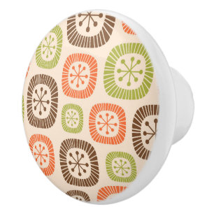 Mid Century Modern Atomåldern Knopp