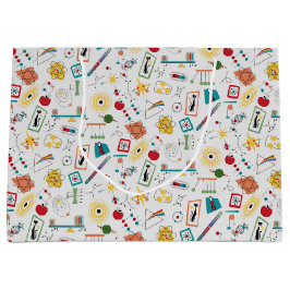 Mid Century Modern Atomic Age STEM Physics Scatter