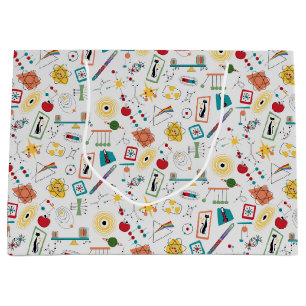 Mid Century Modern Atomic Age STEM Physics Scatter