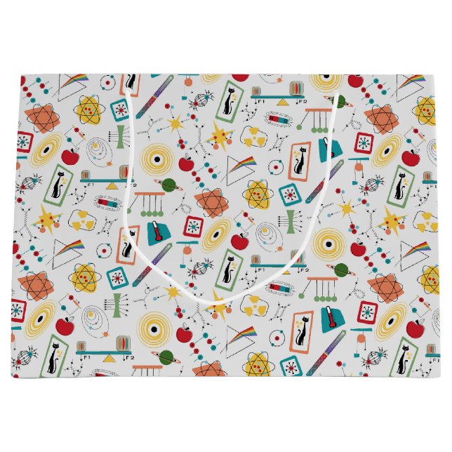 Mid Century Modern Atomic Age STEM Physics Scatter (Framsidan)