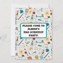 Mid Century Modern Atomic Age STEM Physics Scatter Inbjudningar