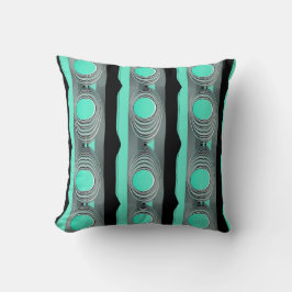 Mid Century Modern Atomic Era Psychedelic Trippy Kudde