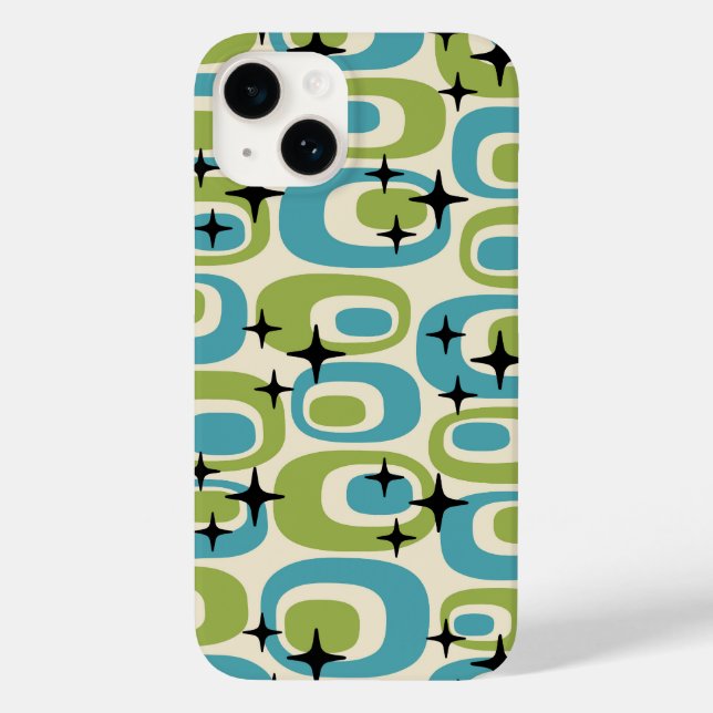 Mid Century Modern Atomic Mönster (Baksida)