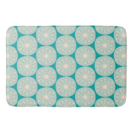 Mid Century Modern Atomprickar Retro Mönster Badrumsmatta