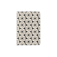 Mid Century Modern Atomprickar Retro Svart Kräm