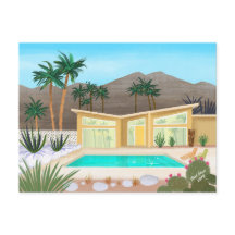 Mid Century Modern Bassäng House