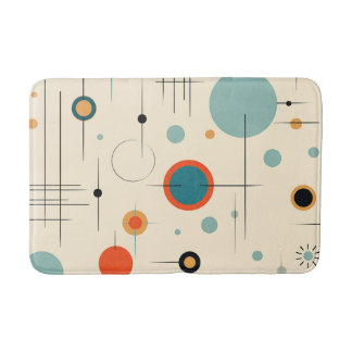 Mid Century Modern Bath Mat Badrumsmatta