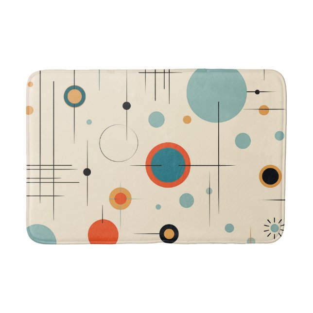 Mid Century Modern Bath Mat Badrumsmatta (Framsidan)