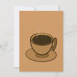 Mid Century Modern Brown Mysigt Coffee Kopp