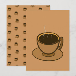 Mid Century Modern Brown Mysigt Coffee Kopp