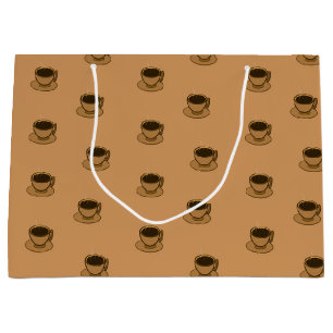 Mid Century Modern Brown Mysigt Coffee Kopp