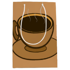 Mid Century Modern Brown Mysigt Coffee Kopp