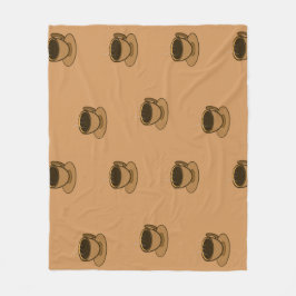 Mid Century Modern Brown Mysigt Coffee Kopp Fleecefilt