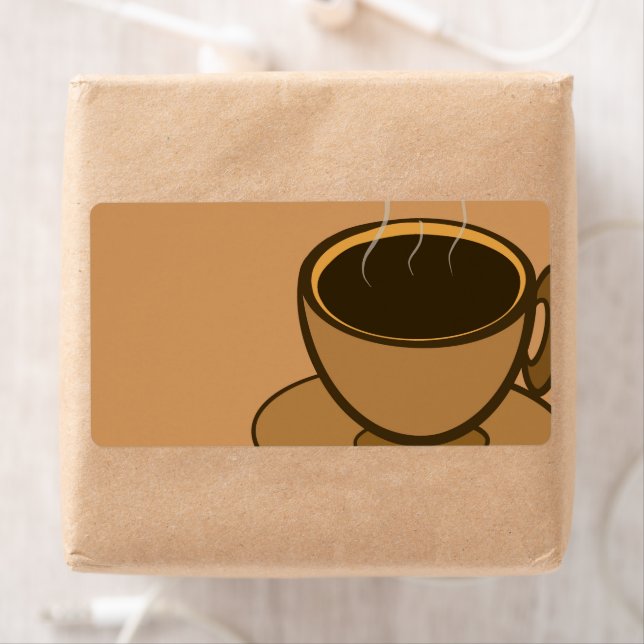 Mid Century Modern Brown Mysigt Coffee Kopp Fraktsedel (Insitu)