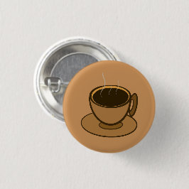 Mid Century Modern Brown Mysigt Coffee Kopp Knapp
