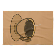 Mid Century Modern Brown Mysigt Coffee Kopp
