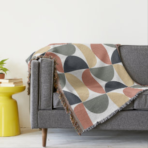 Mid Century Modern Charcol Salmon Filt