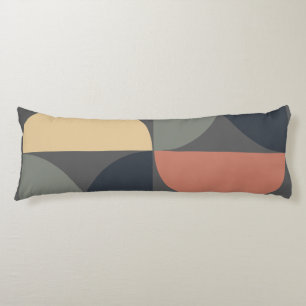 Mid Century Modern Charcol Salmon Kroppskudde