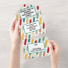 Mid Century Modern Chemistry Test Tube Rand