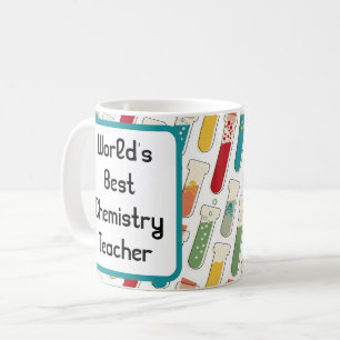 Mid Century Modern Chemistry Test Tube Rand Kaffemugg