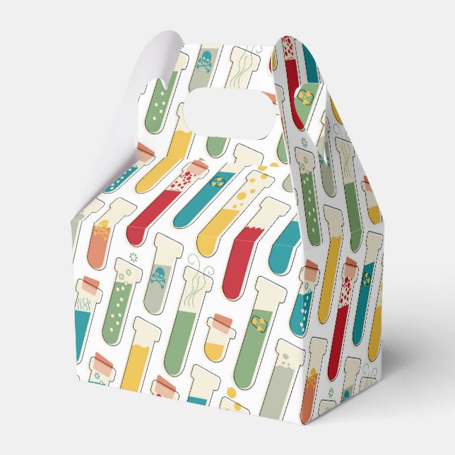 Mid Century Modern Chemistry Test Tube Rand Presentaskar (Framsidan Sidan)