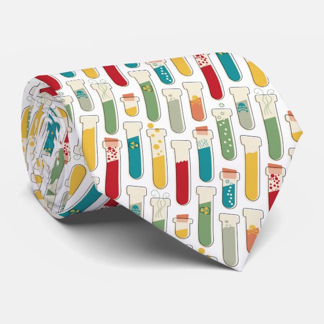 Mid Century Modern Chemistry Test Tube Rand Slips (Rullad)