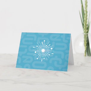 Mid Century Modern Coola Yule Atomjul MOD Helgkort