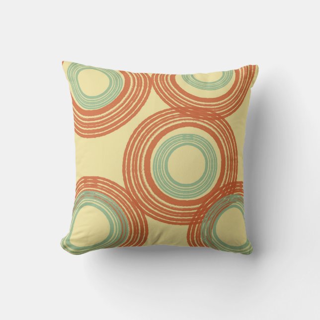 Mid Century Modern Dekorativ kudde (Framsida)