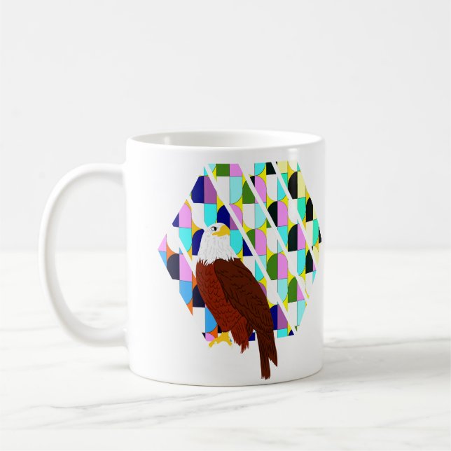 Mid Century Modern Eagle Kaffemugg (Vänster)