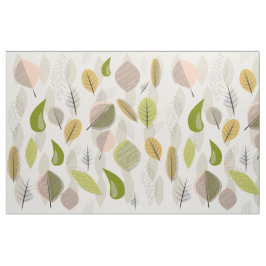 Mid Century Modern Falling Löv Tyg