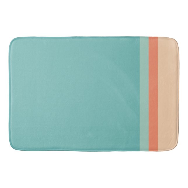 Mid Century Modern Färg Badrumsmatta (Framsidan)