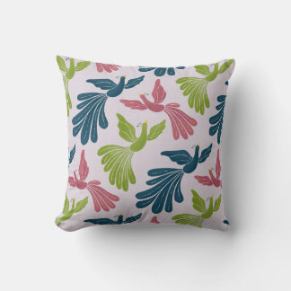 Mid-Century Modern Firebirds Kudde