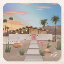 Mid Century Modern Flamingo House