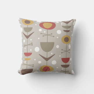 Mid Century Modern Garden - flerfärgad Kudde